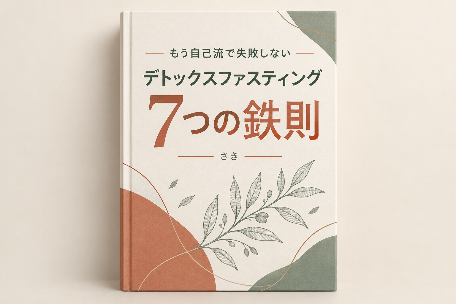 特典『もう自己流で失敗しない デトックスファスティング 7つの鉄則』の表紙イメージ